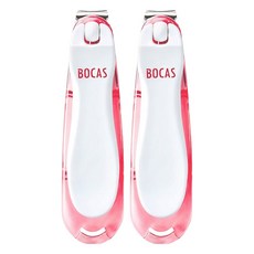 보카스 회전 손톱깎이 NC-3020, 레드, 2개