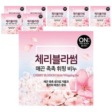 온더바디 플라워 휘핑 비누 체리블라썸, 90g, 8개입