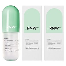 알엔더블유 립 앤 아이 메이크업 비타민 보습 호호바 오일 리무버, 120ml, 2개