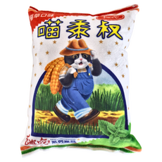 Eat's 易特廚 台灣味零食貓草玩具 喵黍叔 超柔軟毛絨 棉花 響紙, 1個