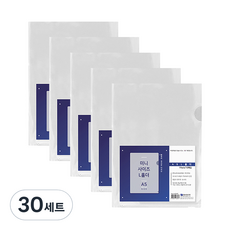 Heemang 異質L型文件夾 A5 10個組, 透明, 30套