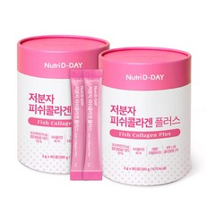 Nutri D-DAY 低分子魚膠原蛋白粉隨身包, 180g, 2罐