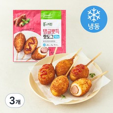 풀스키친 탱글뽀득 핫도그 (냉동), 50g, 10개입, 3개