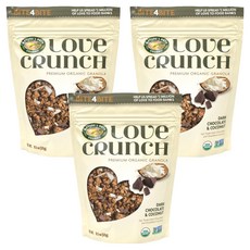 LOVe CRunCH 麥片 黑巧克力&椰子口味, 325g, 3包