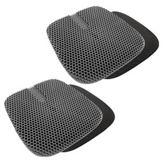 CARTEM 3.5代 矽膠汽車坐墊+椅套, 深灰色, 2套