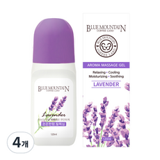 블루마운틴 아로마 마사지겔 라벤더, 120ml, 4개