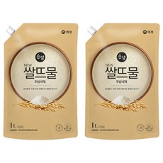 순샘 쌀뜨물 주방세제 리필, 1L, 2개