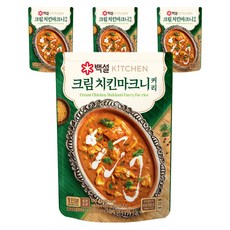 CJ BEKSUL 白雪 奶油雞肉馬薩拉咖哩, 170g, 4個