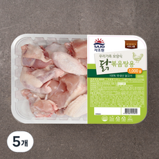 사조 닭고기 볶음탕용, 1000g, 5개