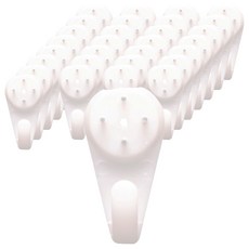 리빙홈디테일 홈 액자걸이 아이디어못 대형, 화이트, 30개