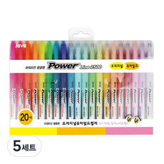 JAVAPEN Power Line 螢光筆 20色, 單一商品, 100個