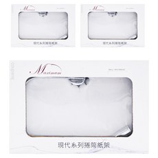 CASSIDO 卡司多 現代系列捲筒紙架 鋅合金材質 附專用螺絲, 3個, 銀色