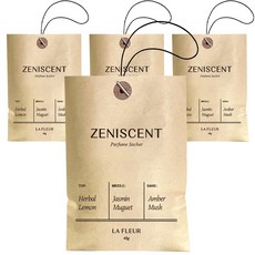 Jennyscent 香水香氛袋 衣櫃芳香劑 正裝, La Fleur, 40g, 4包