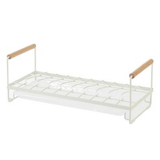 Living Gonggam 木質碗盤架, 1個, 奶油色