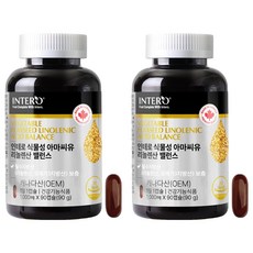 INTERO 亞麻籽油膠囊 90g, 2罐, 90顆