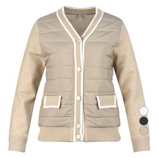 luxgolf 女款針織拼接防風鴨絨夾克 LB4W804W