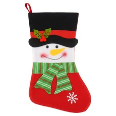 紅底聖誕襪, 雪人, 1個