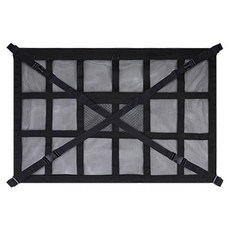 Carman 汽車雙層頂棚收納袋/車頂置物網 贈織帶 休旅車款, 90 x 65cm, 1個