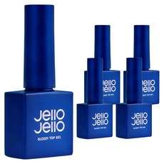 Jello Jello Glossy Top Gel 10ml, 透明, 5瓶