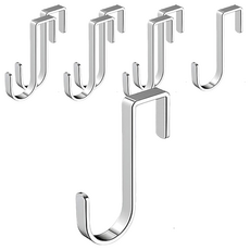 World Clean 多用途門後掛鉤 基本款, 單一顏色, 8個