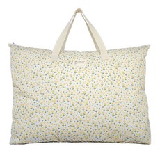 孩童幼稚園用滿版印花防水棉被收納袋, 3號 黃色小花款