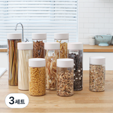가쯔 다용도 냉장고 용기 세트, 3세트, 700ml(3P) + 1000ml(3P) + 1200ml(3P)