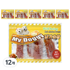 마이도기 강아지 건조간식, 젤리꽈배기, 300g, 12개