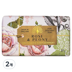 더잉글리쉬솝 핸드메이드 비누 장미 앤 작약향, 190g, 2개