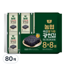 농협식품 들기름 광천김, 64g, 5개