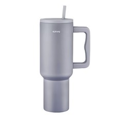 Kinyo 不鏽鋼大容量保溫杯 KIM-3025, 灰色, 1.2L, 1個