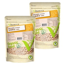 Vilson 米森有機 100%有機黃豆 不使用農藥、化學肥料及任何人工添加物, 450g, 2包