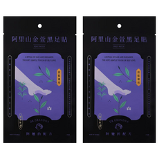 DR.GRANDMA 阿嬤的配方 阿里山金萱黑足貼 放鬆適用, 1入, 2個