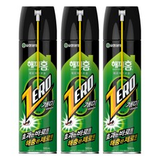 해피홈 제로 에어로솔 살충제, 500ml, 3개
