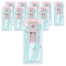 야무진 컬러드 니트릴 고무장갑 양손세트, 민트, 대(L), 10세트