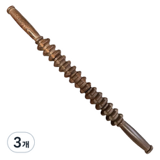 大家的開始 原木 木質 高級款 按摩滾輪, 3個, 款式4