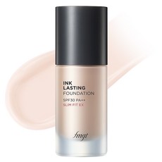 더페이스샵 잉크래스팅 파운데이션 슬림핏 이엑스 30ml, 1개, V103 퓨어베이지