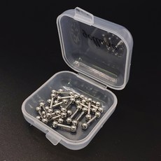 젤루나 써지컬 바벨 볼 피어싱 P-07 8 x 4mm 20p + 케이스 세트