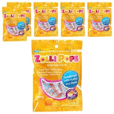 ZOLLI POPS 無糖棒棒糖, 40g, 6袋