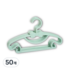 itgom 兒童用蝴蝶結衣架, 綠色, 50個