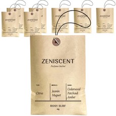 제니센트 퍼퓸 사쉐 본품, 40g, 8개, 로지 서프