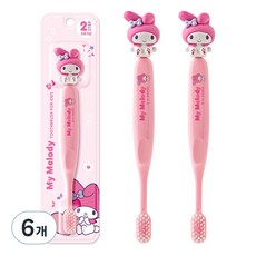 ATEX 三麗鷗角色造型兒童牙刷 Step2, 美樂蒂, 1支, 6支