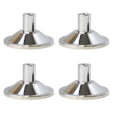 下部調整底座 A型 鍍鉻, 4個