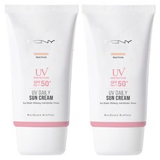 맥퀸뉴욕 데일리 매트피니쉬 선크림 SPF50+ PA+++, 50g, 2개