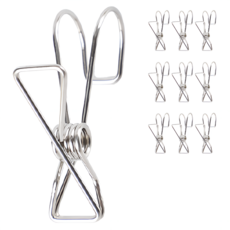 리빙홈디테일 다용도 후크 집게 소형 LHD 016, 10개