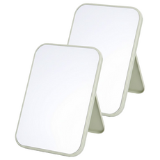 相框化妝鏡 2個, 綠色