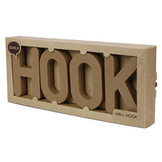 QUALy HOOK 壁掛, 咖啡色