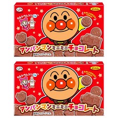 FUJIYA 不二家 麵包超人 麵包造型迷你可可, 40g, 2盒