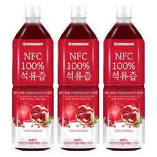 참앤들황토농원 NFC 착즙원액 석류즙, 1L, 3개