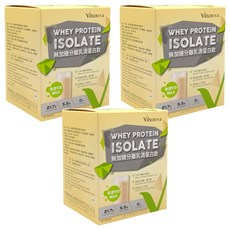 Vilson 米森 無加糖分離乳清蛋白飲 香濃牛奶 6包 3盒 優質蛋白質, 35g