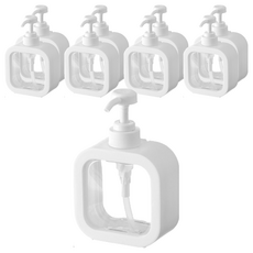 아리코 펌프 디스펜서 리필용기 300ml, 화이트, 9개